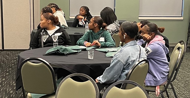 Students at Wright State&#39;s Future Teachers Day